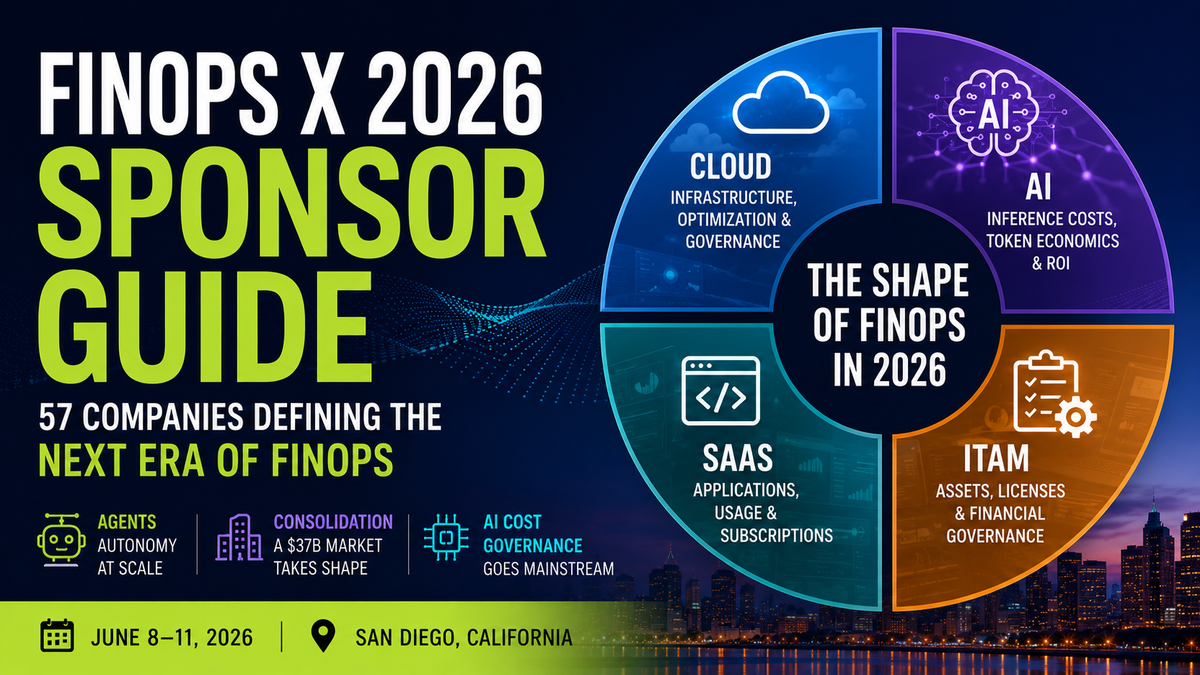 What 57 FinOps X Sponsors Reveal About the Market in 2026
